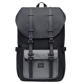 KAUKKO Backpack for city trips, EP5-5 ( Black Grey / 20.3L)