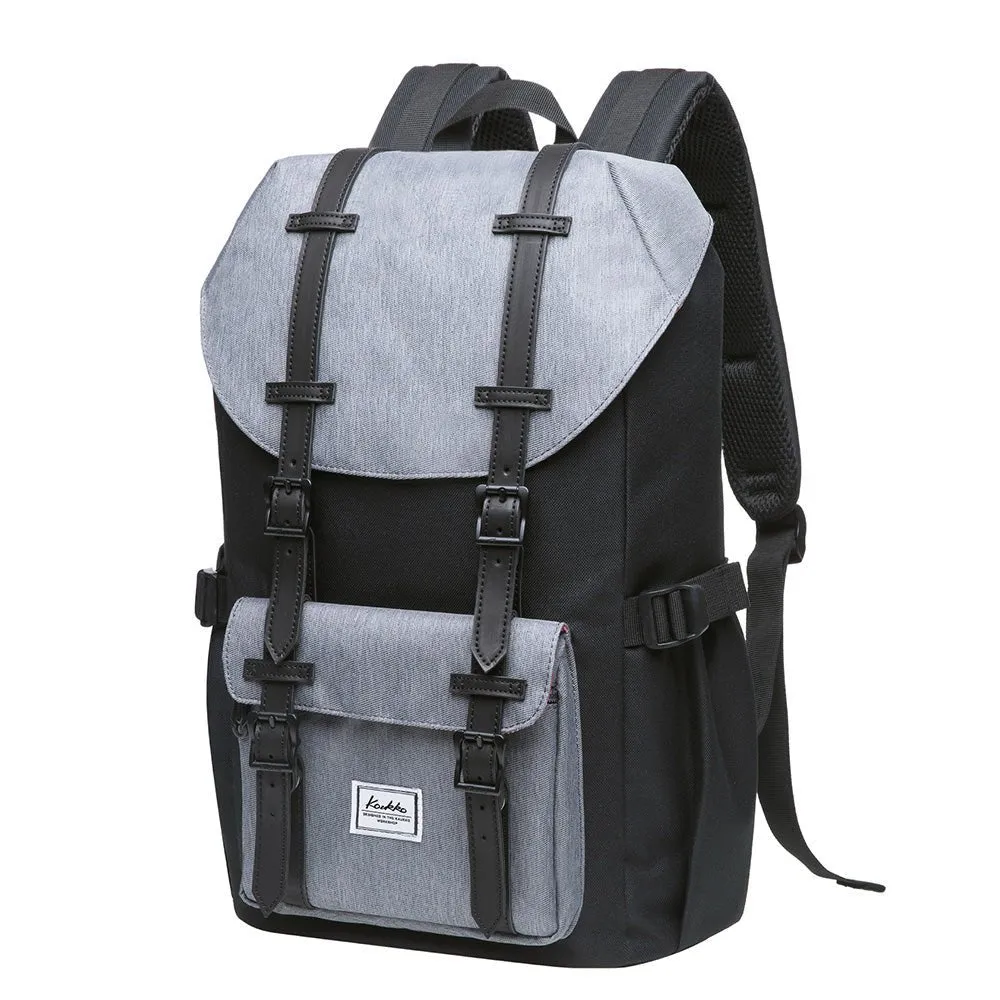 KAUKKO Backpack for city trips, EP5-7 ( Black Grey/ 16.1L )