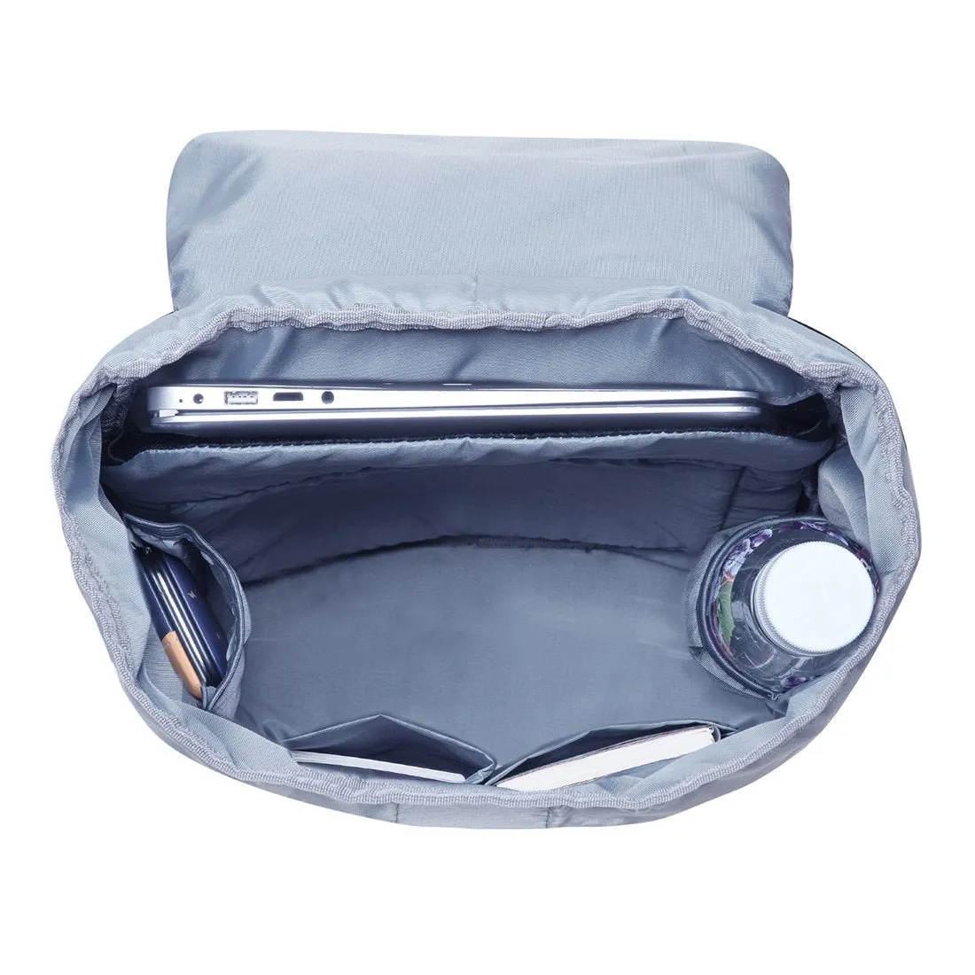 KAUKKO Backpack for city trips, KS12 ( Grey /20.6 L  )