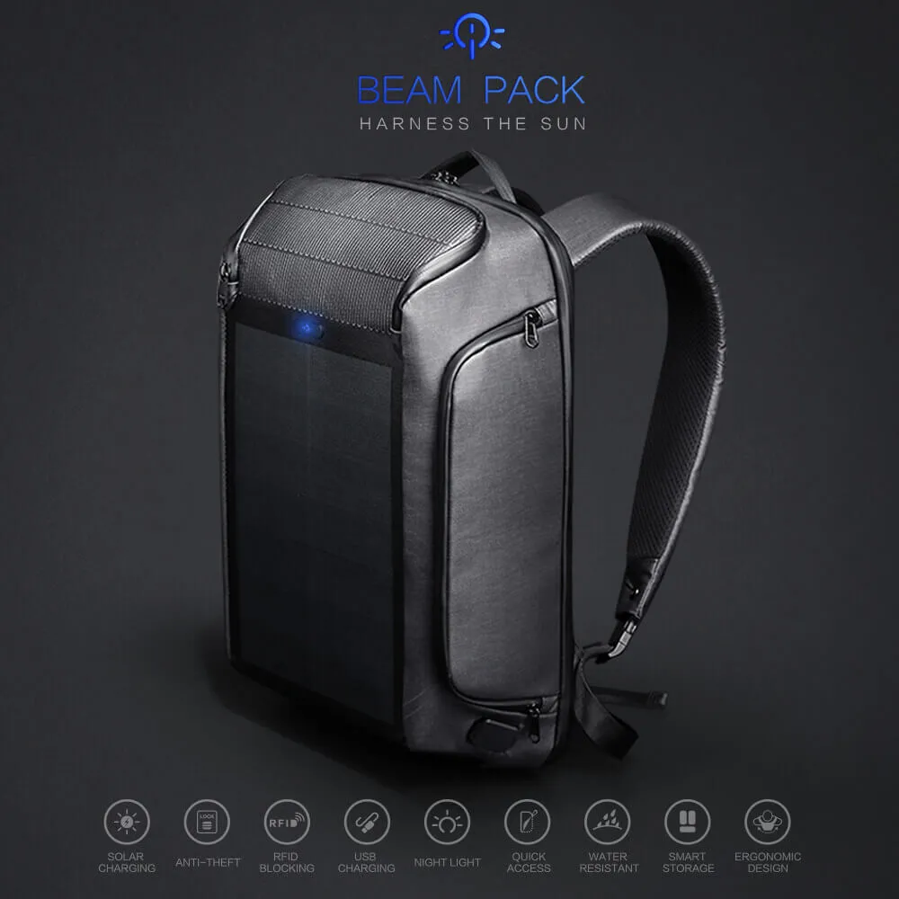 Kingsons 19L Solor USB Charging Backpack - ks9386