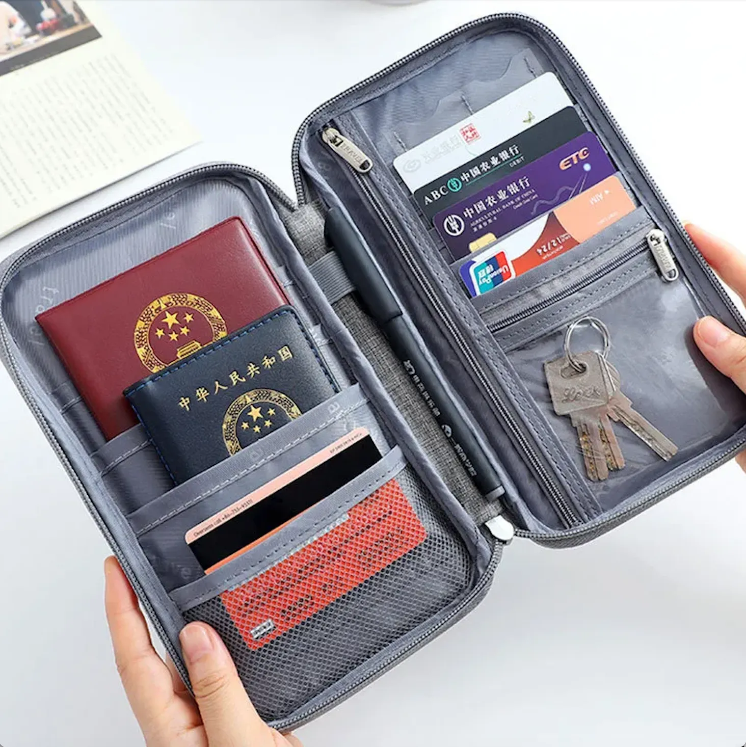 Large Passport Holder, Family Documents, Documents, Card Holder