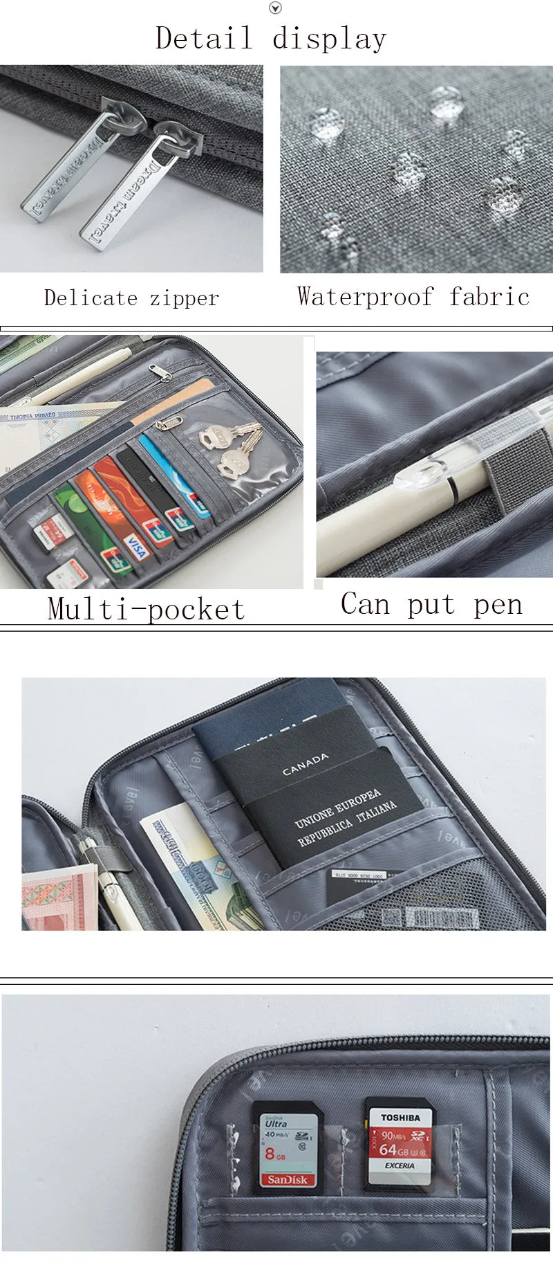Large Passport Holder, Family Documents, Documents, Card Holder