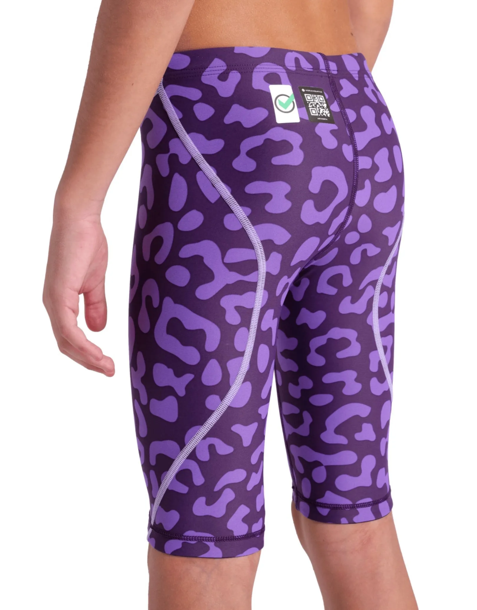 Limited Edition Boys Powerskin ST NEXT Jammer - Leopard Skin Violet