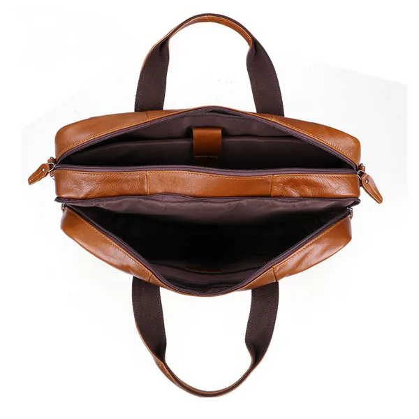 Men's Vintage Leather Briefcase laptop