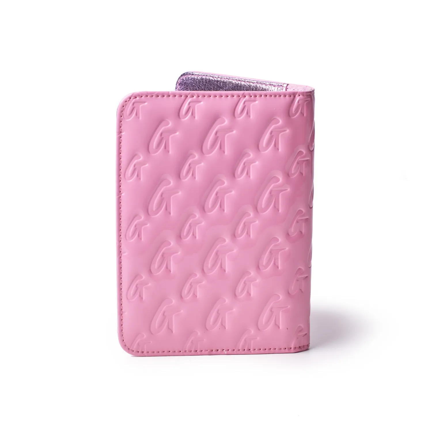 MONOGRAM PASSPORT HOLDER - MIRROR LIGHT PINK