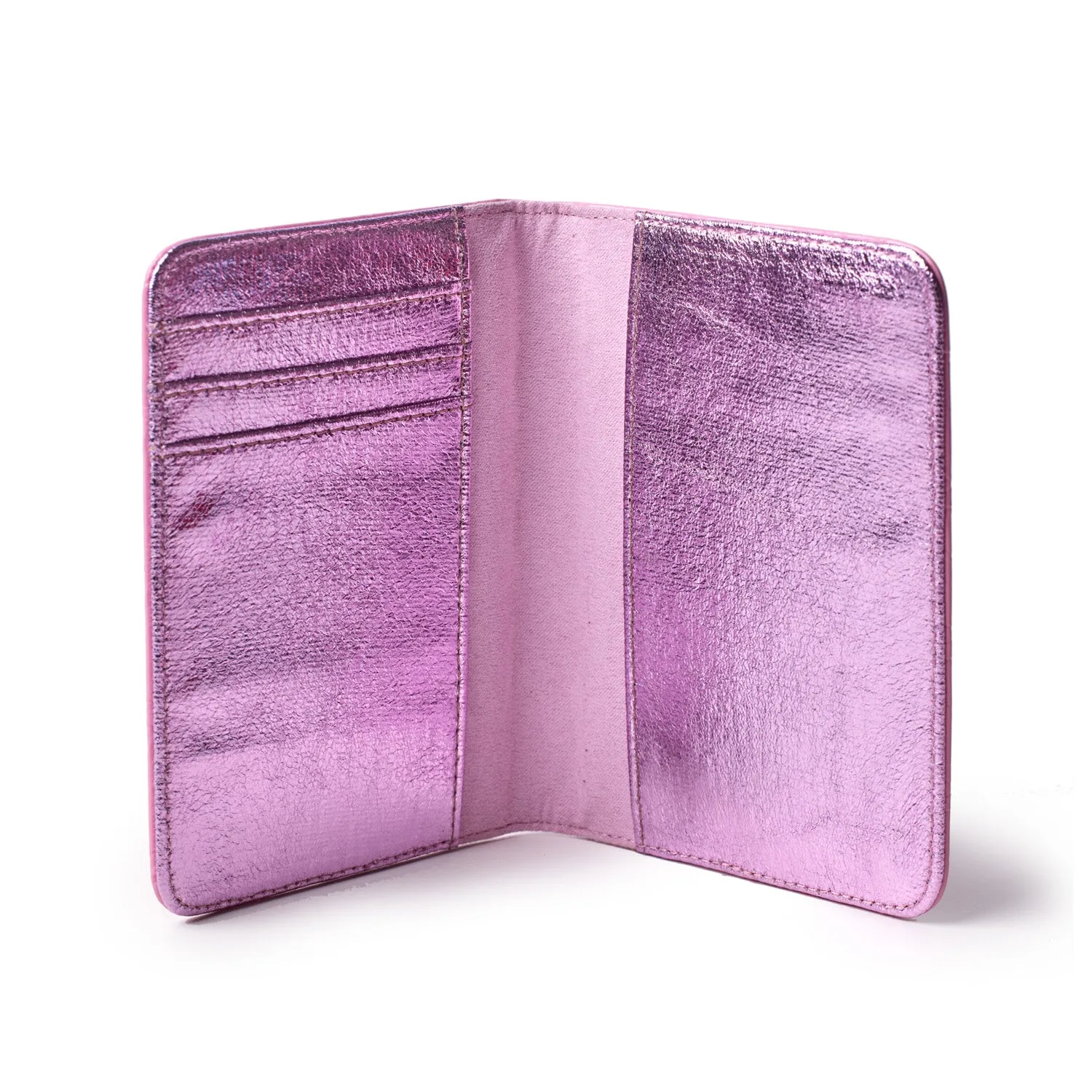 MONOGRAM PASSPORT HOLDER - MIRROR LIGHT PINK