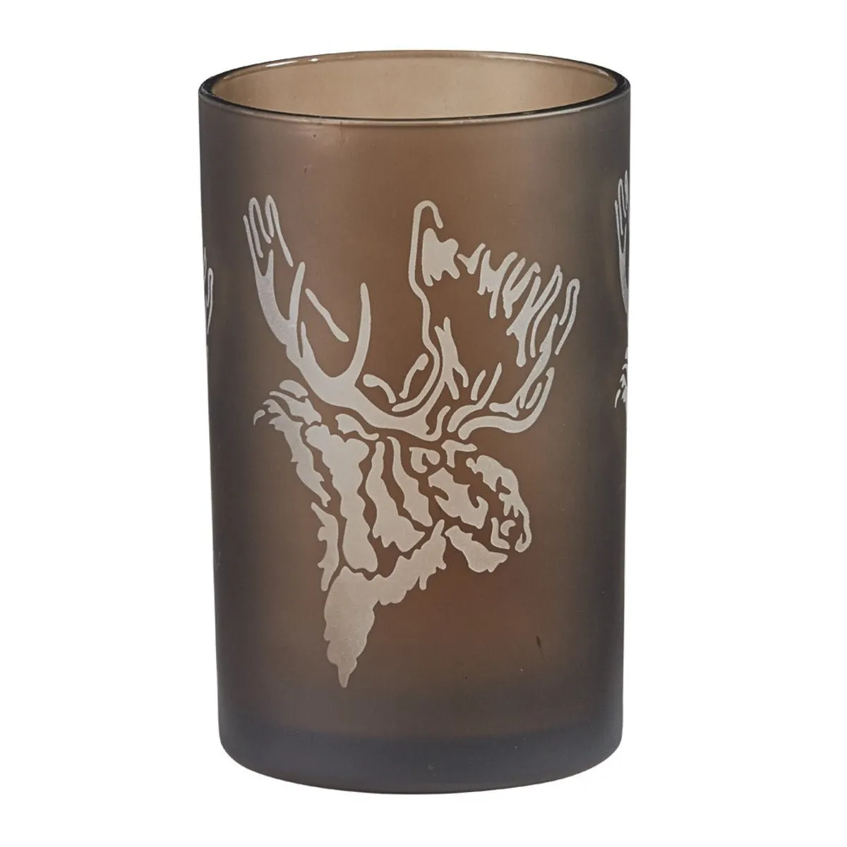 Moose Pillar Candle Holder Set of 4