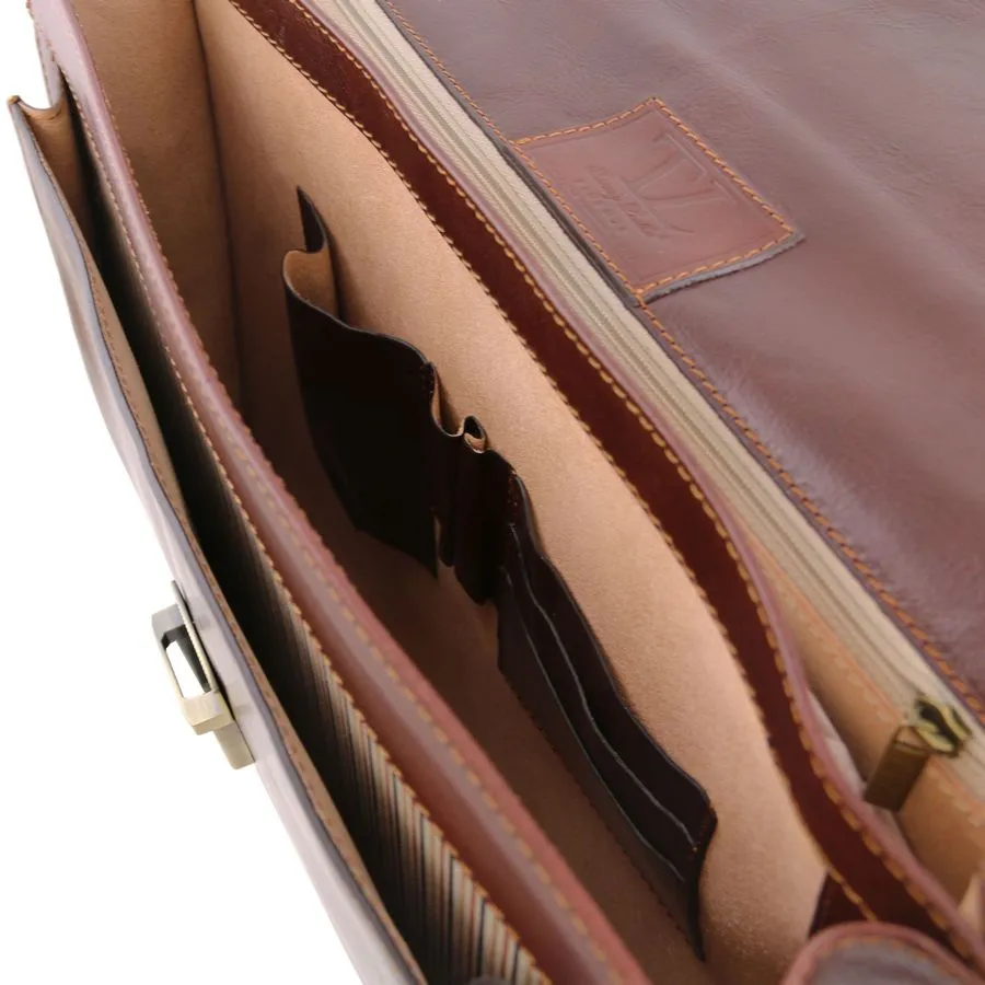 Napoli Premium Leather Briefcase