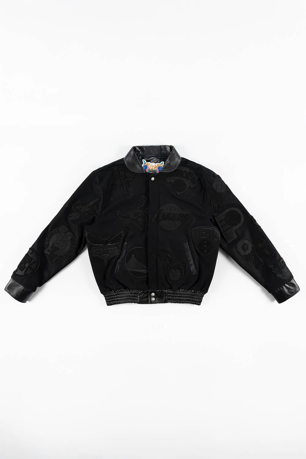 NBA COLLAGE WOOL BLACK/BLACKDETAIL