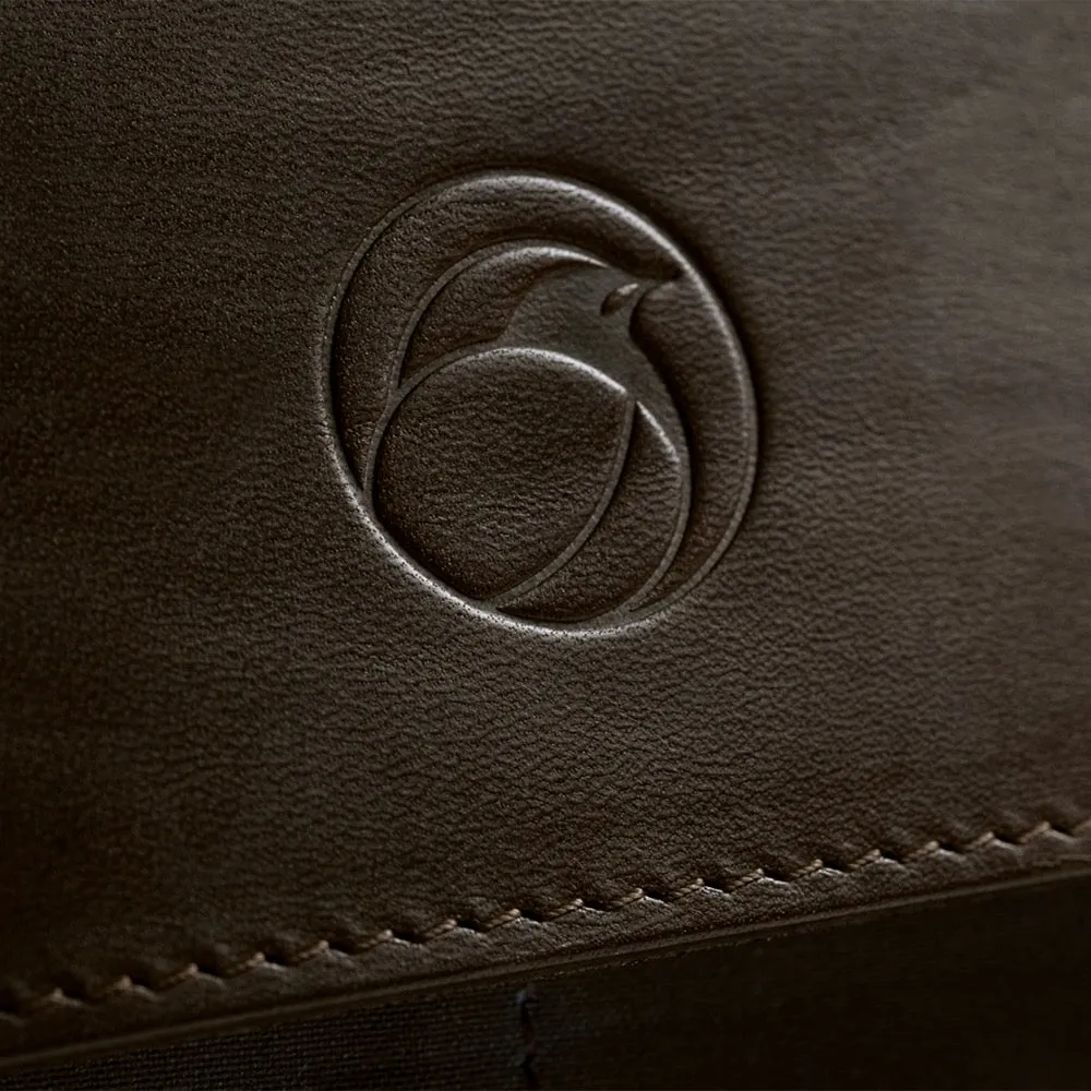 Olive Waxed Cotton & Leather Briefcase