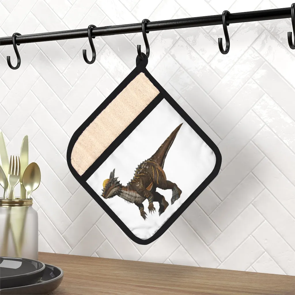 Pachycephalosaurus Pot Holder with Pocket