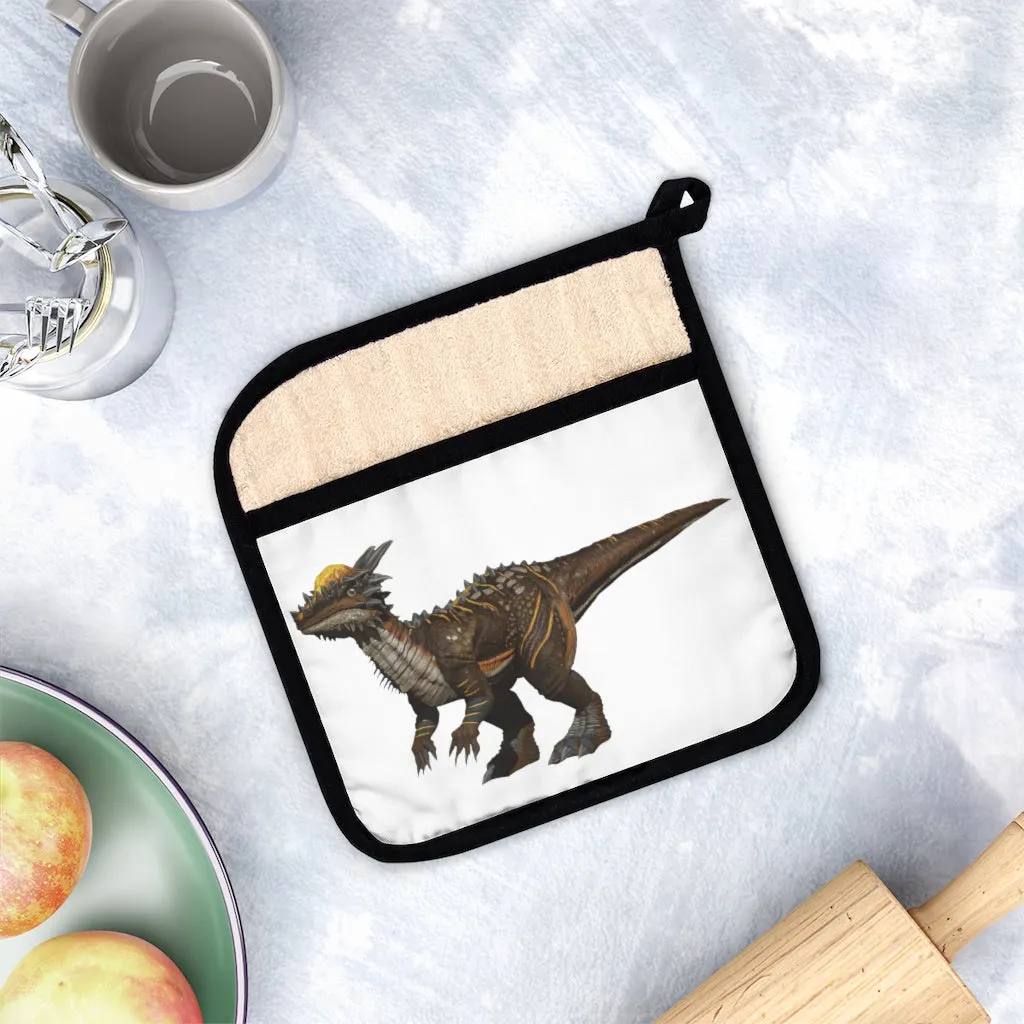 Pachycephalosaurus Pot Holder with Pocket