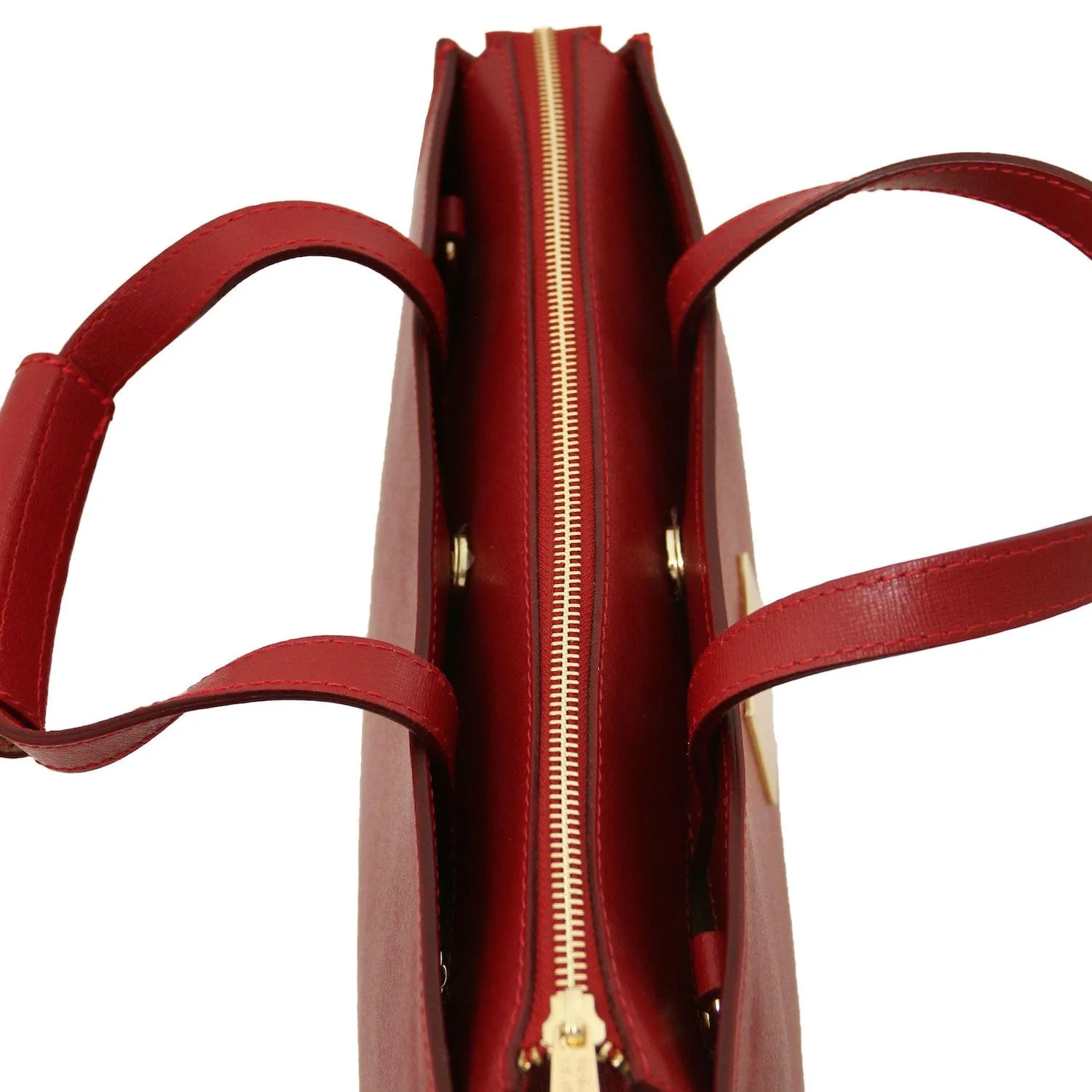 Palermo - Saffiano Italian leather briefcase 3-compartment for women | TL141369