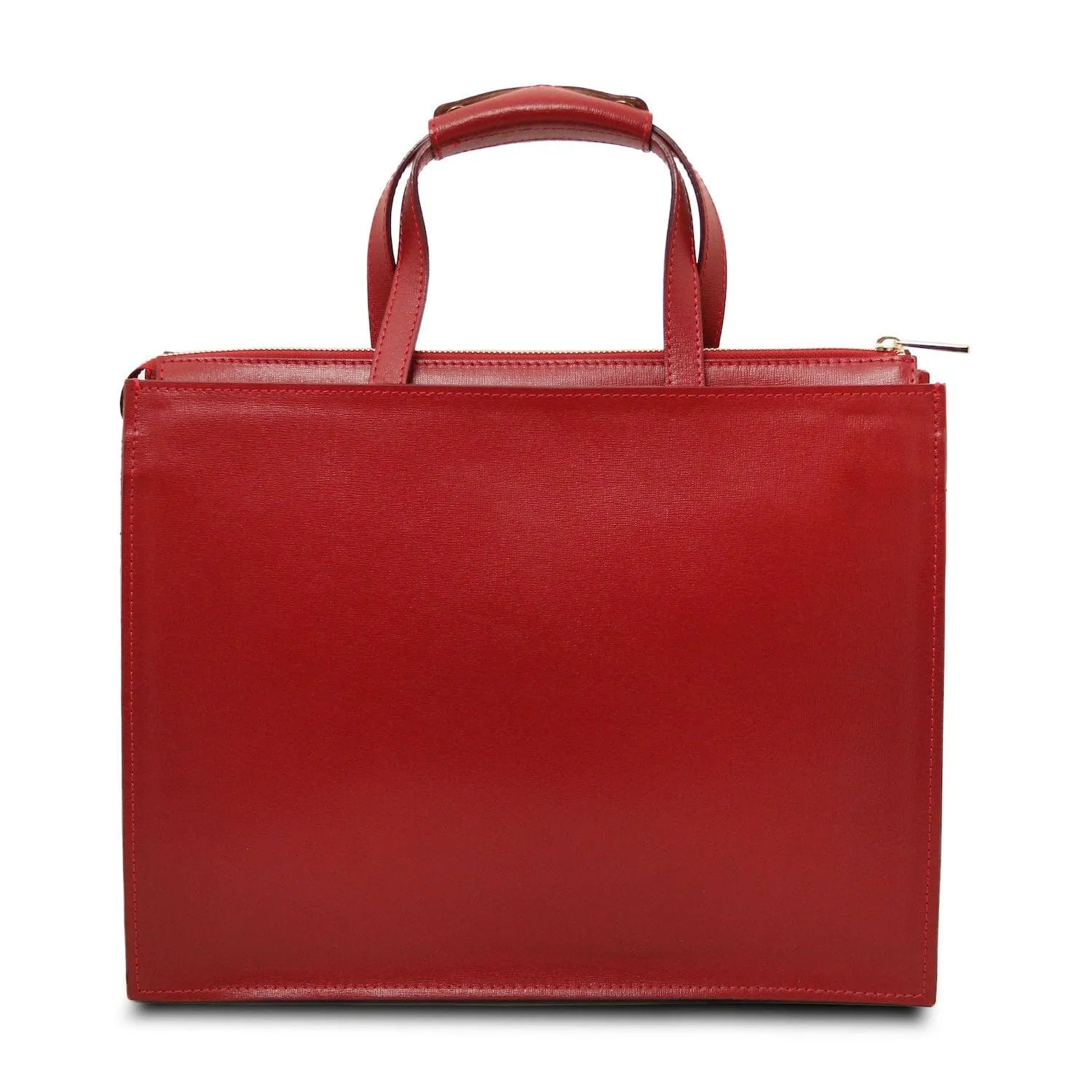 Palermo - Saffiano Italian leather briefcase 3-compartment for women | TL141369