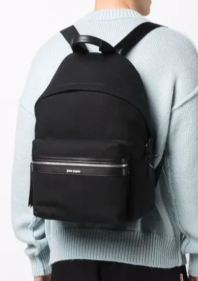 PALM ANGELS - Classic logo-print backpack