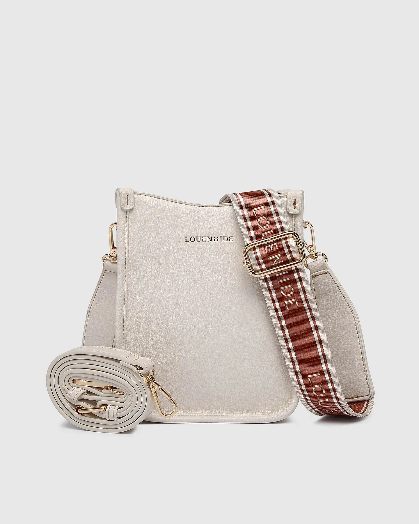 PARKER LOGO PHONE BAG VANILLA