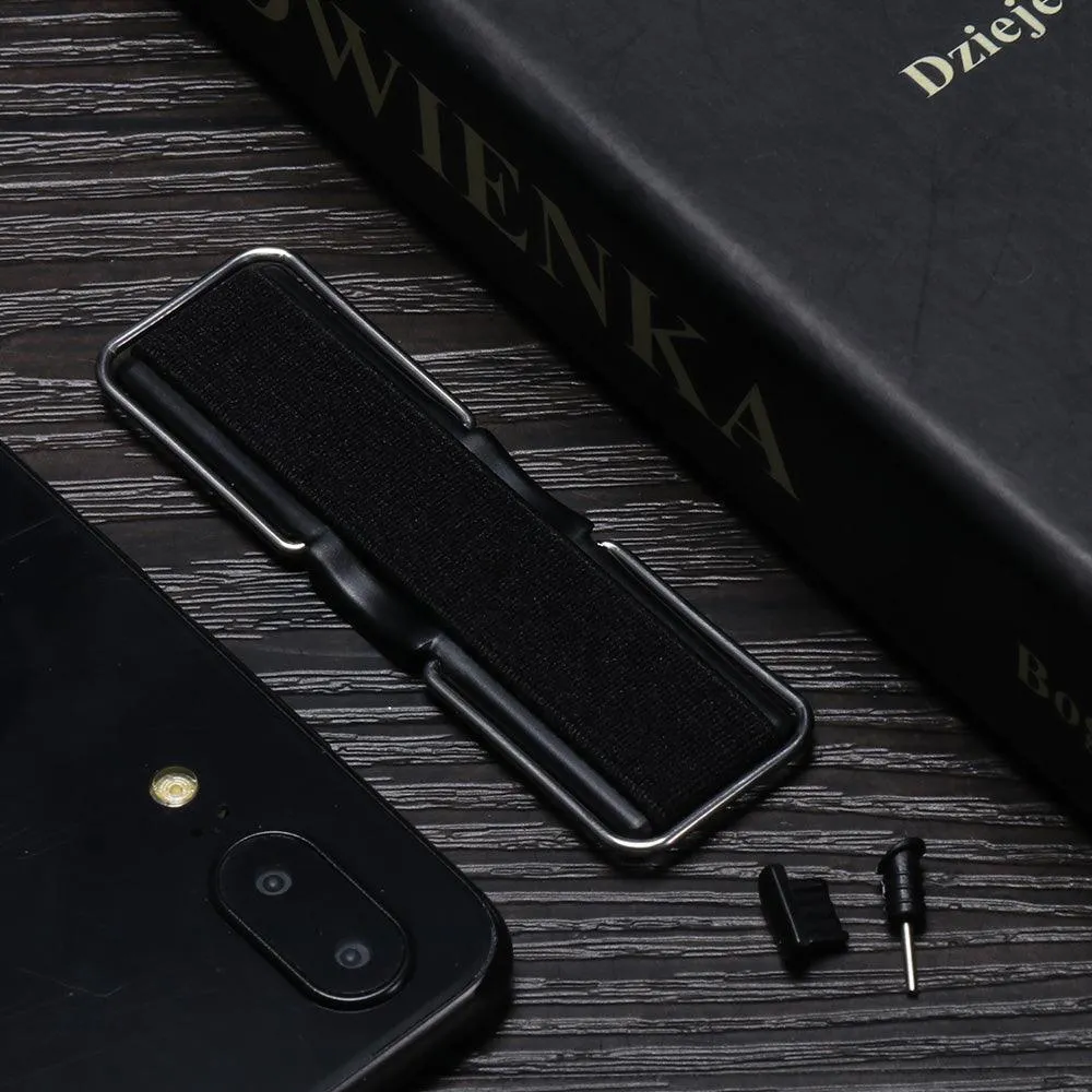 Phone Holder with Finger Grip Elastic Band Strap