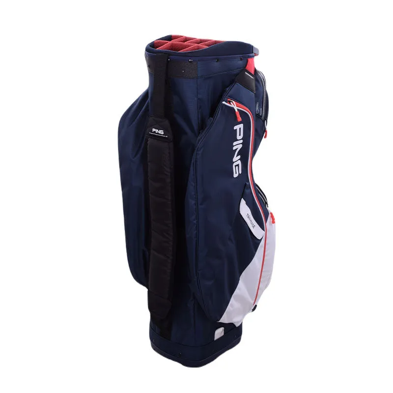PING Traverse 214 Cart Bag (Navy/White/Red)