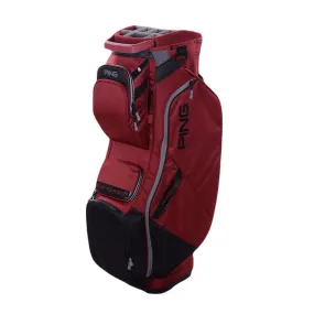 PING Traverse 214 Cart Bag (Red/Black/Grey)