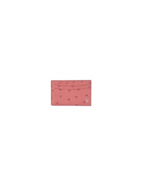 Pink Ostrich | Credit Card Holder