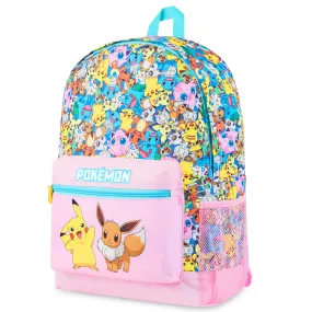 Pokemon Backpacks for Girls and Boys - Eevee and Pikachu Backpack