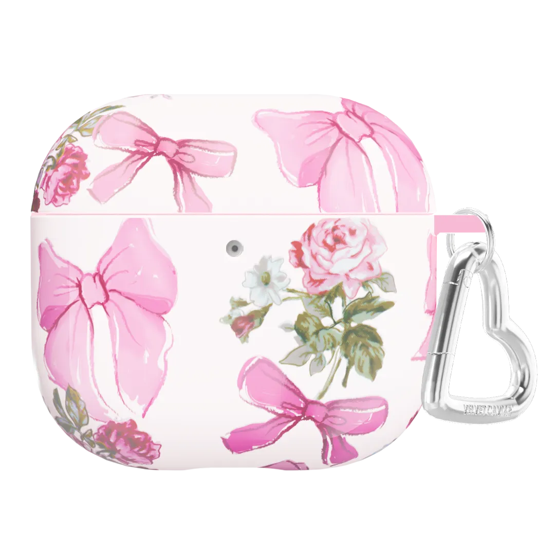 Posie Pink Bow AirPod Case