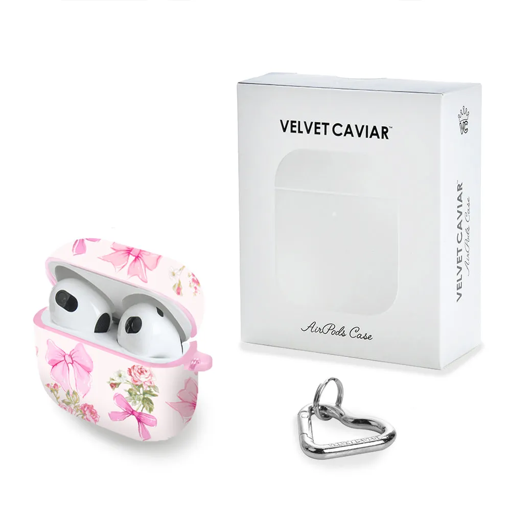 Posie Pink Bow AirPod Case