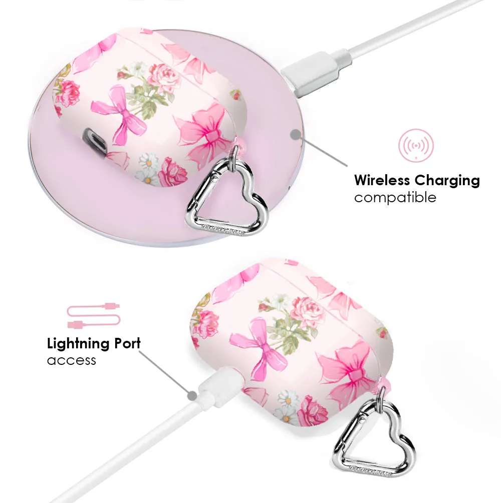 Posie Pink Bow AirPod Case