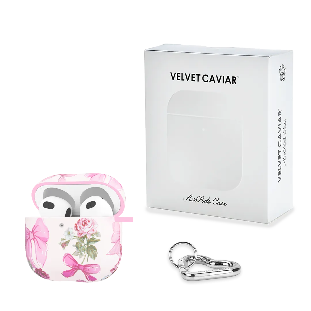 Posie Pink Bow AirPod Case