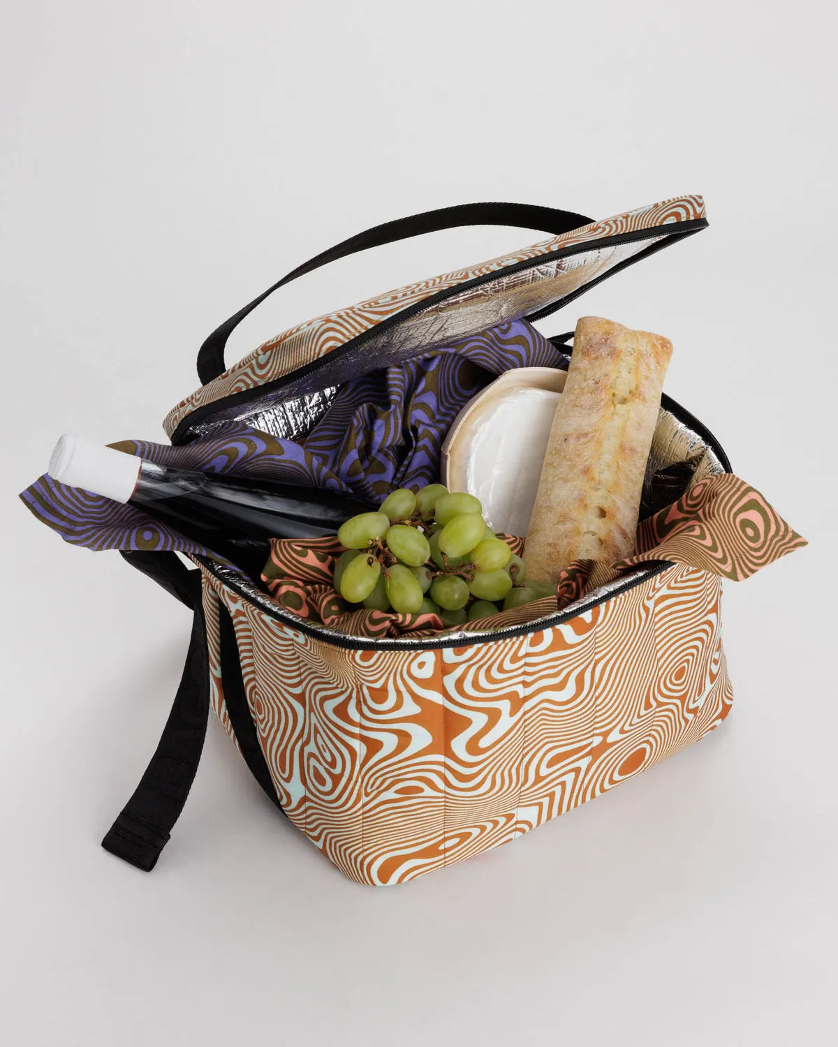 Puffy Cooler Bag - Trippy Swirl Pool