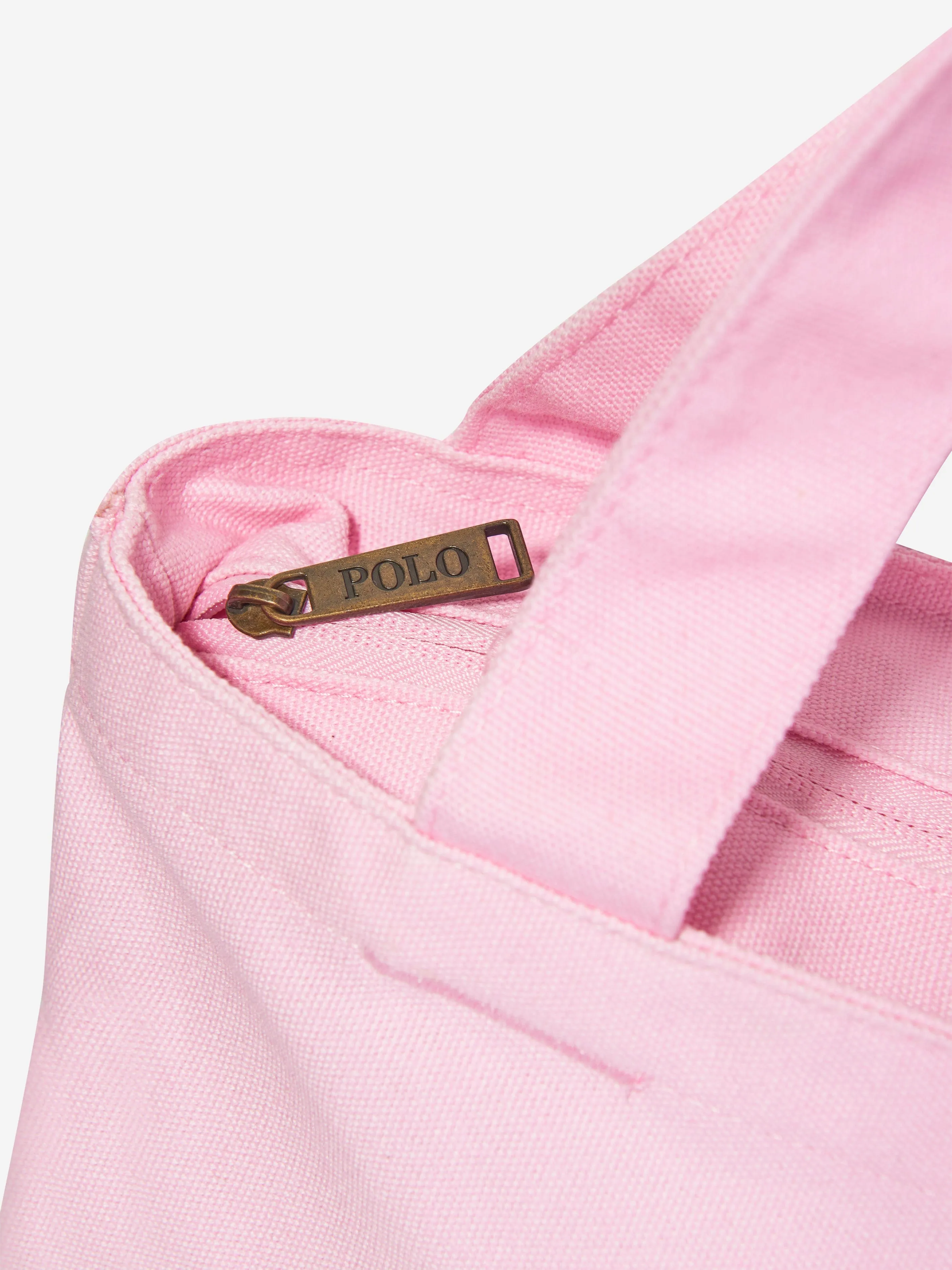 Ralph Lauren Girls Logo Tote Bag in Pink