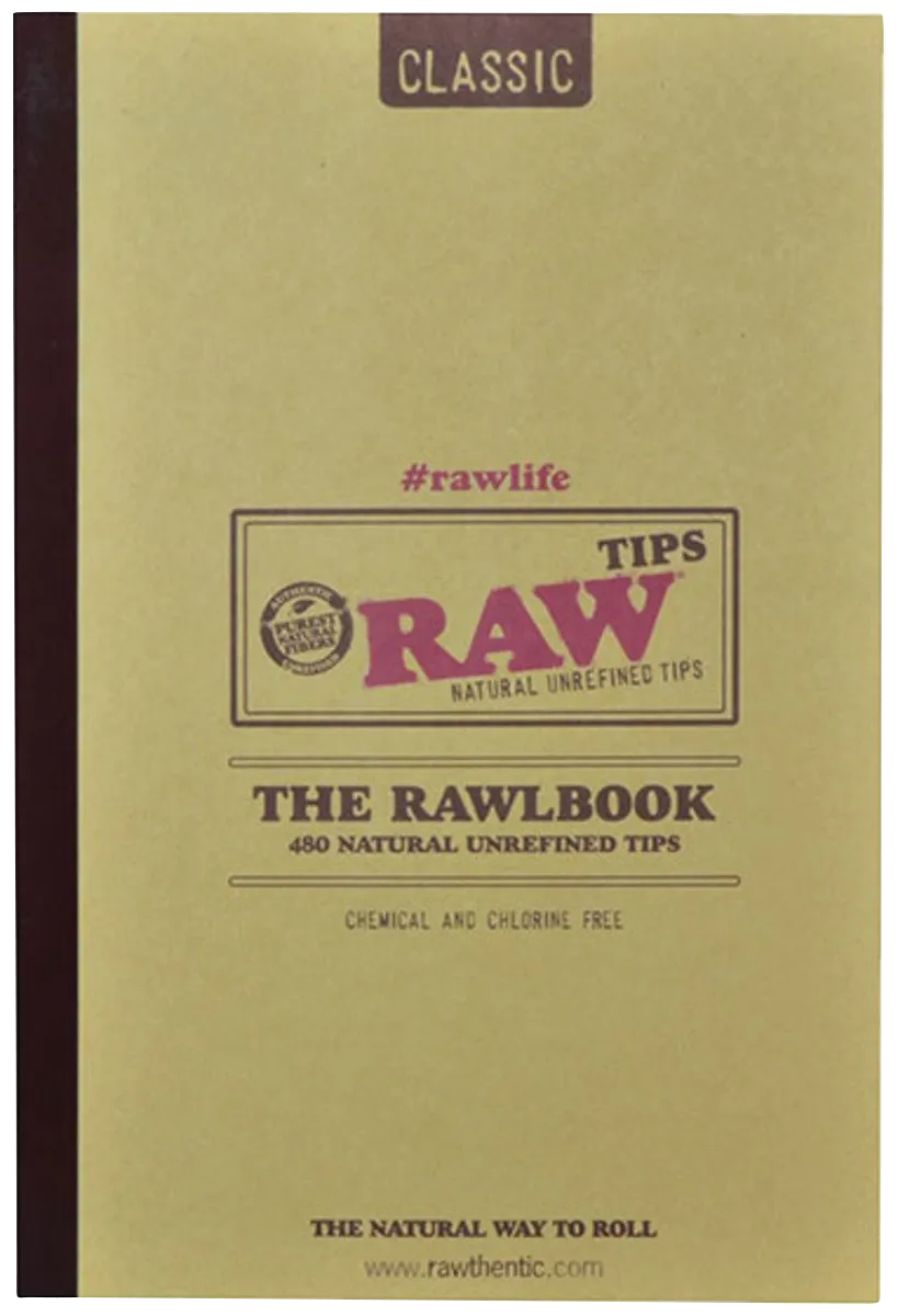 RAW RawlBook - Book of 420 Rolling Filter Tips 