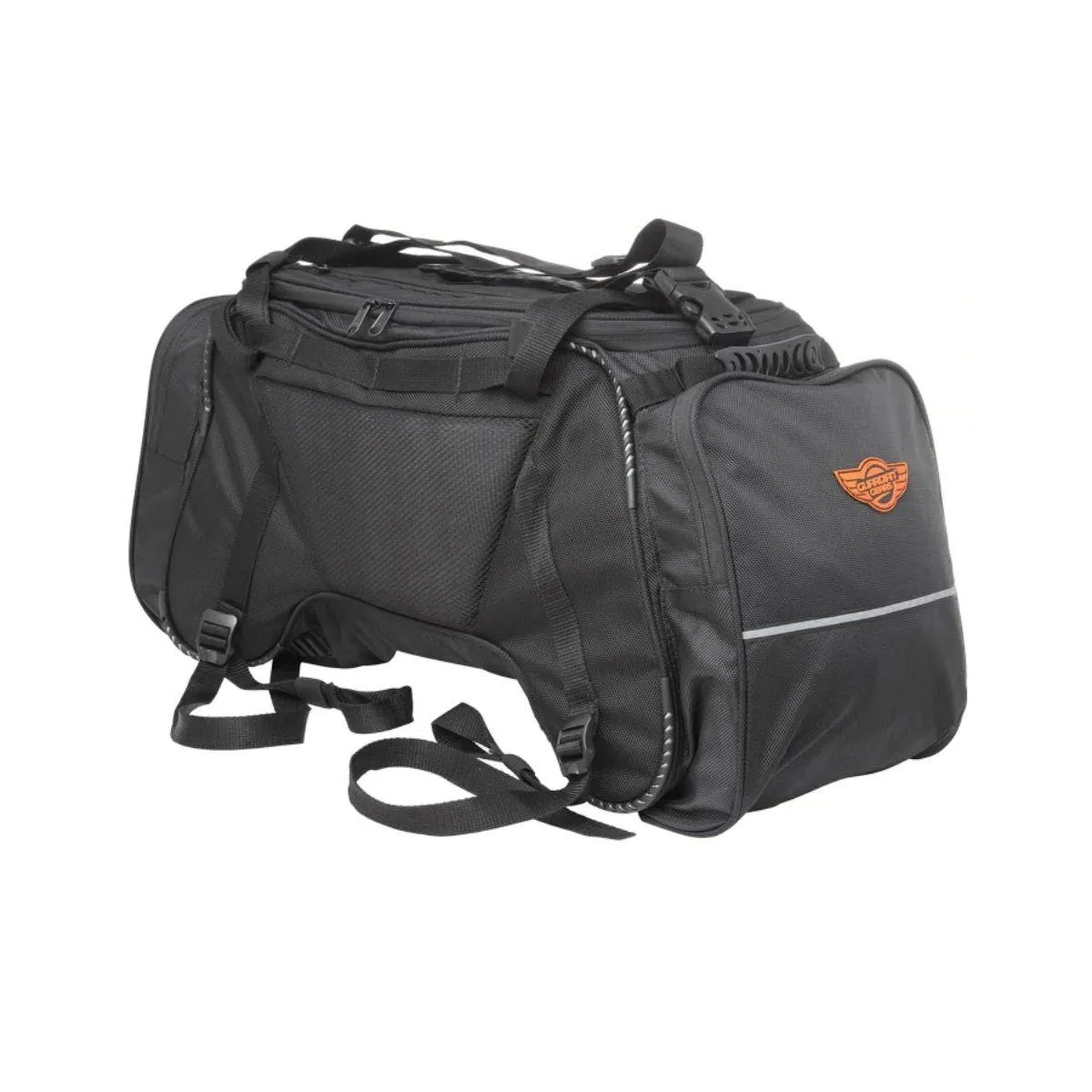 Rhino Mini 50L Tail Bag with Rain Cover and Dry Bag - Black
