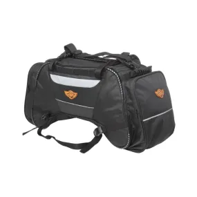 Rhino Mini 50L Tail Bag with Rain Cover and Dry Bag - Black
