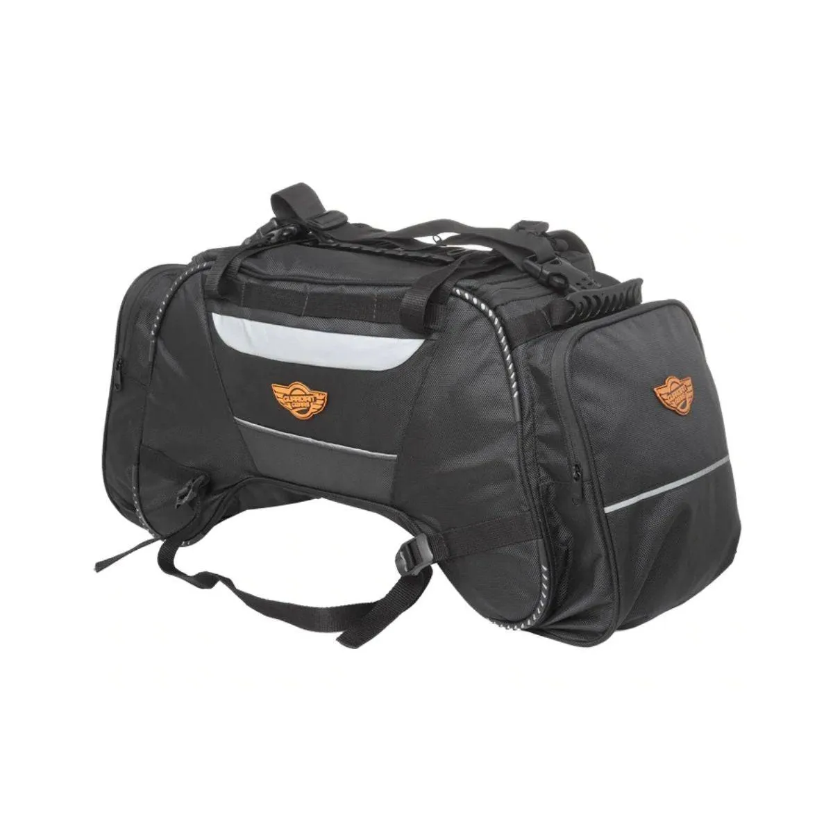Rhino Mini 50L Tail Bag with Rain Cover and Dry Bag - Black
