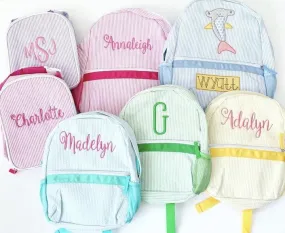 Seersucker Backpack