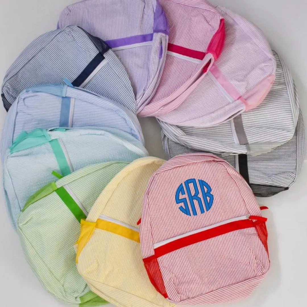 Seersucker Backpack