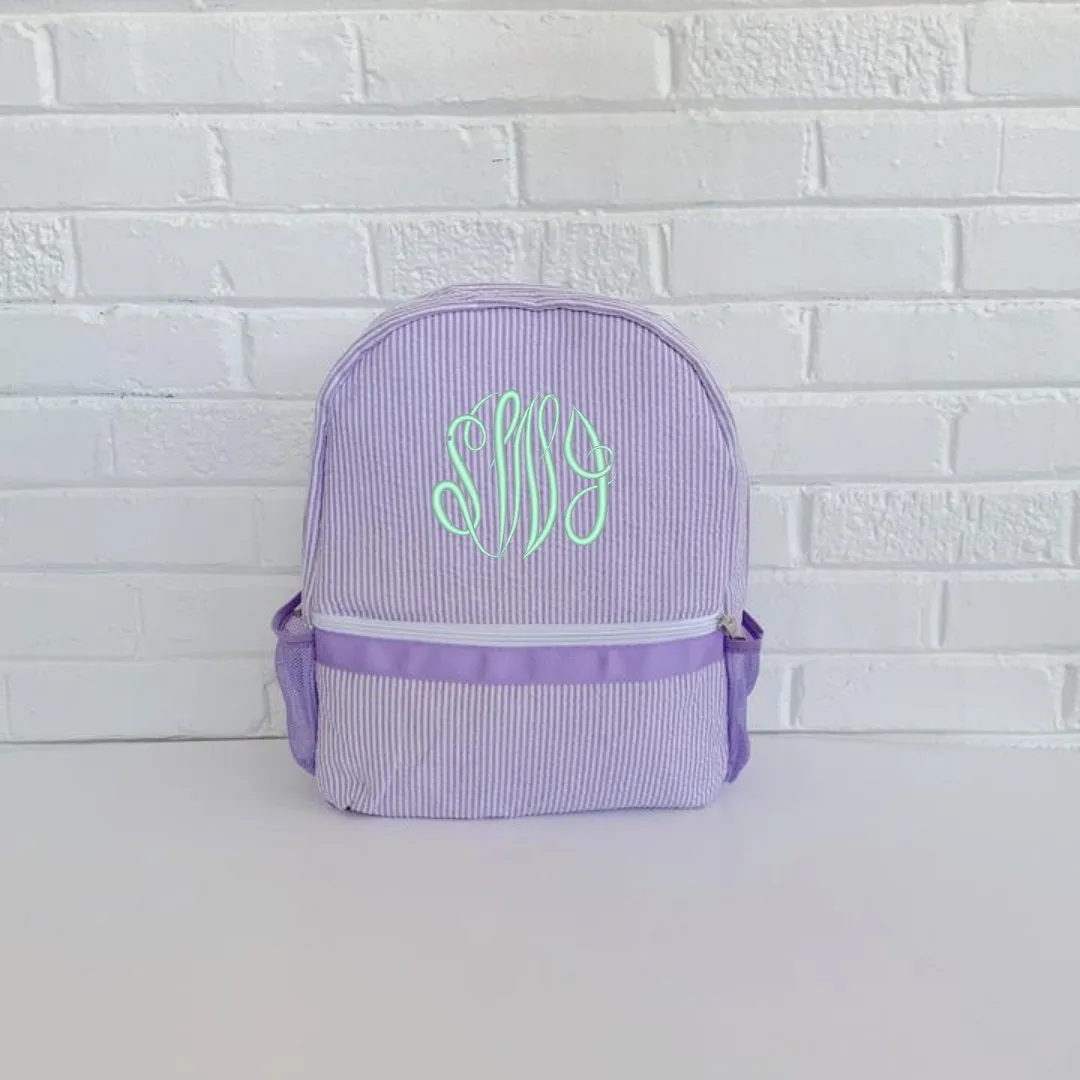 Seersucker Backpack
