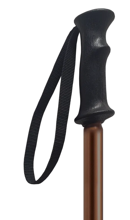 Single Folding Hiking Walking Pole Stick