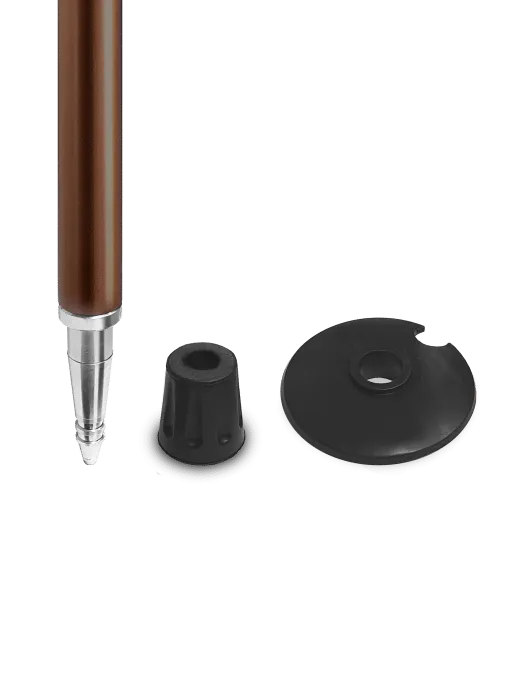 Single Folding Hiking Walking Pole Stick