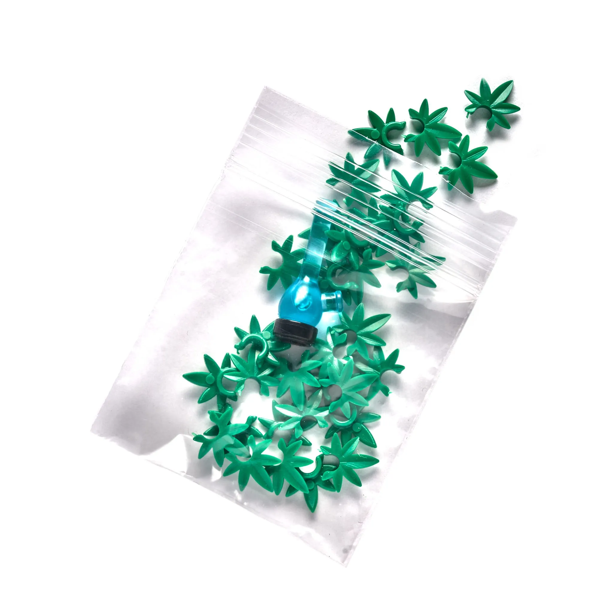 Small Bag of Fake Marijuana and Toy Bong