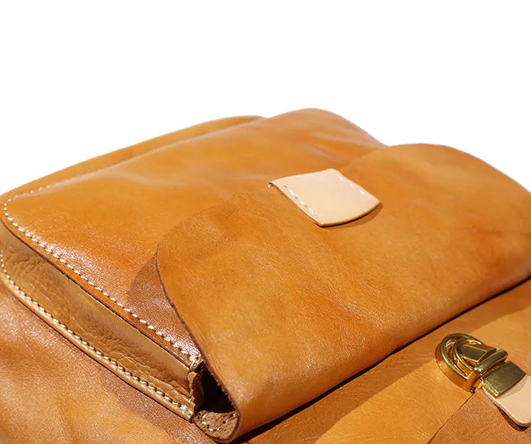 Small Ladies Leather Rucksack Leather Backpack Purse Bag For Women