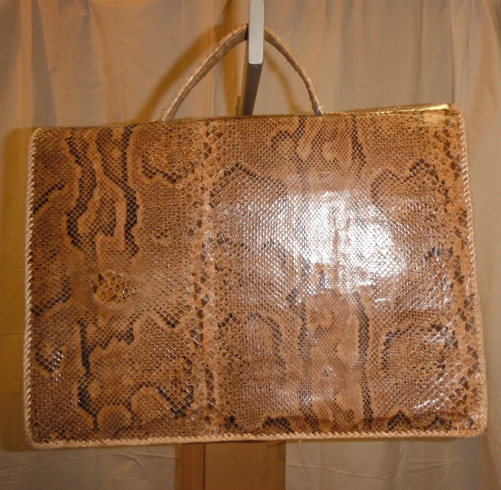 Snake Skin Briefcase