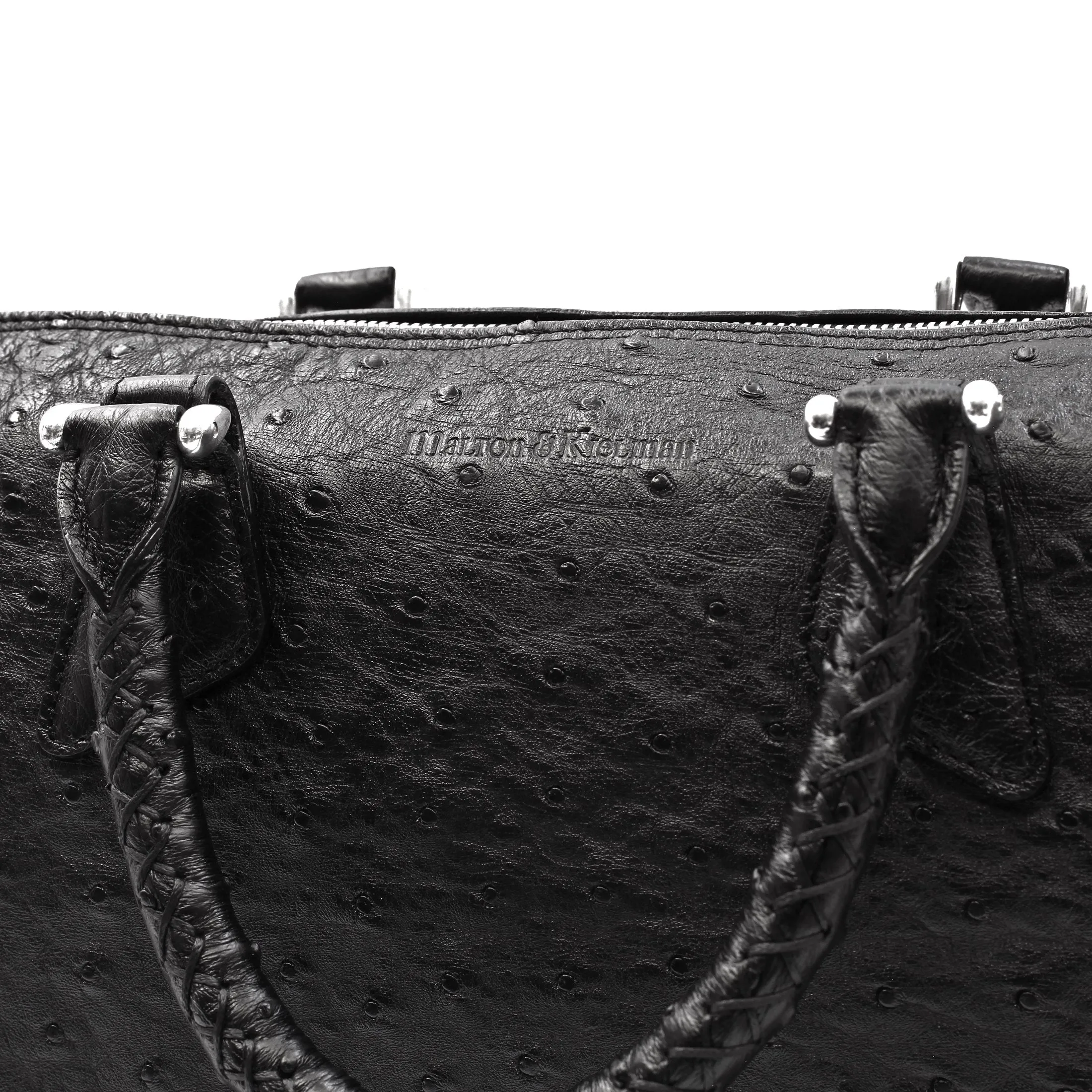 SOLAR BRIEFCASE OSTRICH