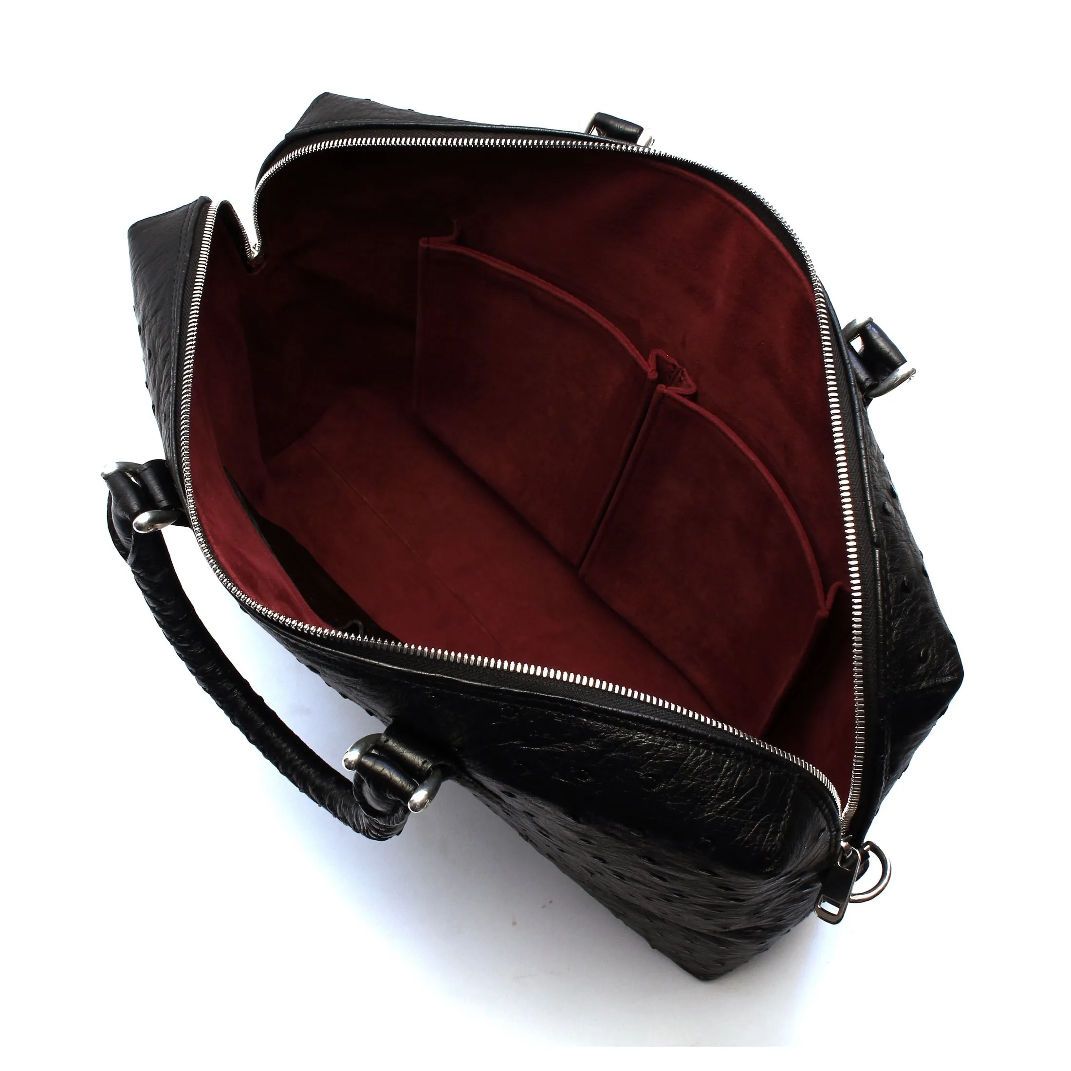 SOLAR BRIEFCASE OSTRICH