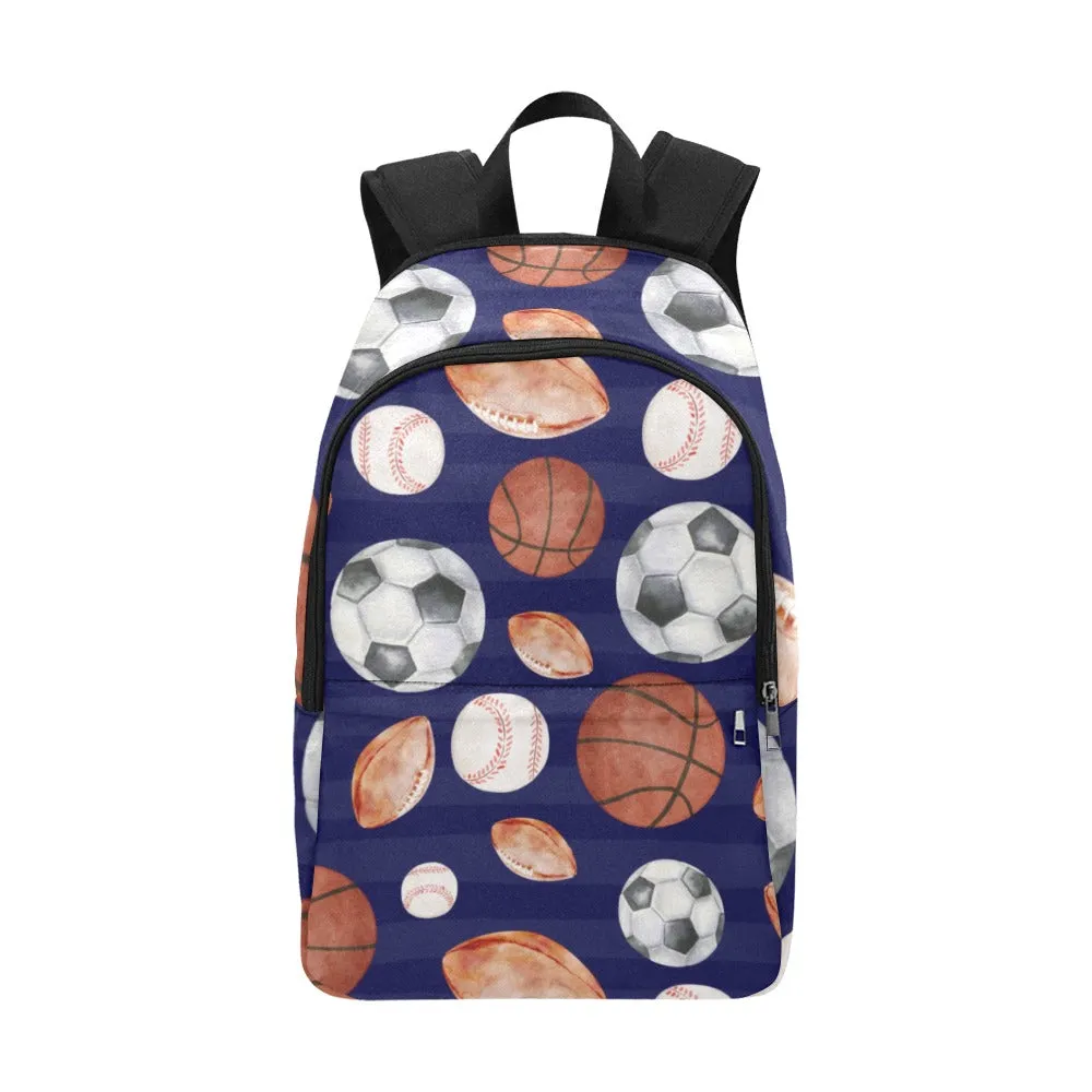 Sports Fan Fabric Backpack - Durable, Lightweight & Stylish for Him