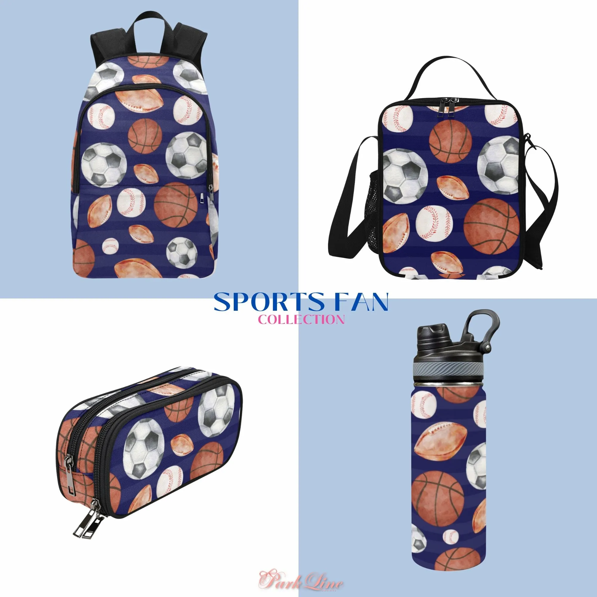 Sports Fan Fabric Backpack - Durable, Lightweight & Stylish for Him