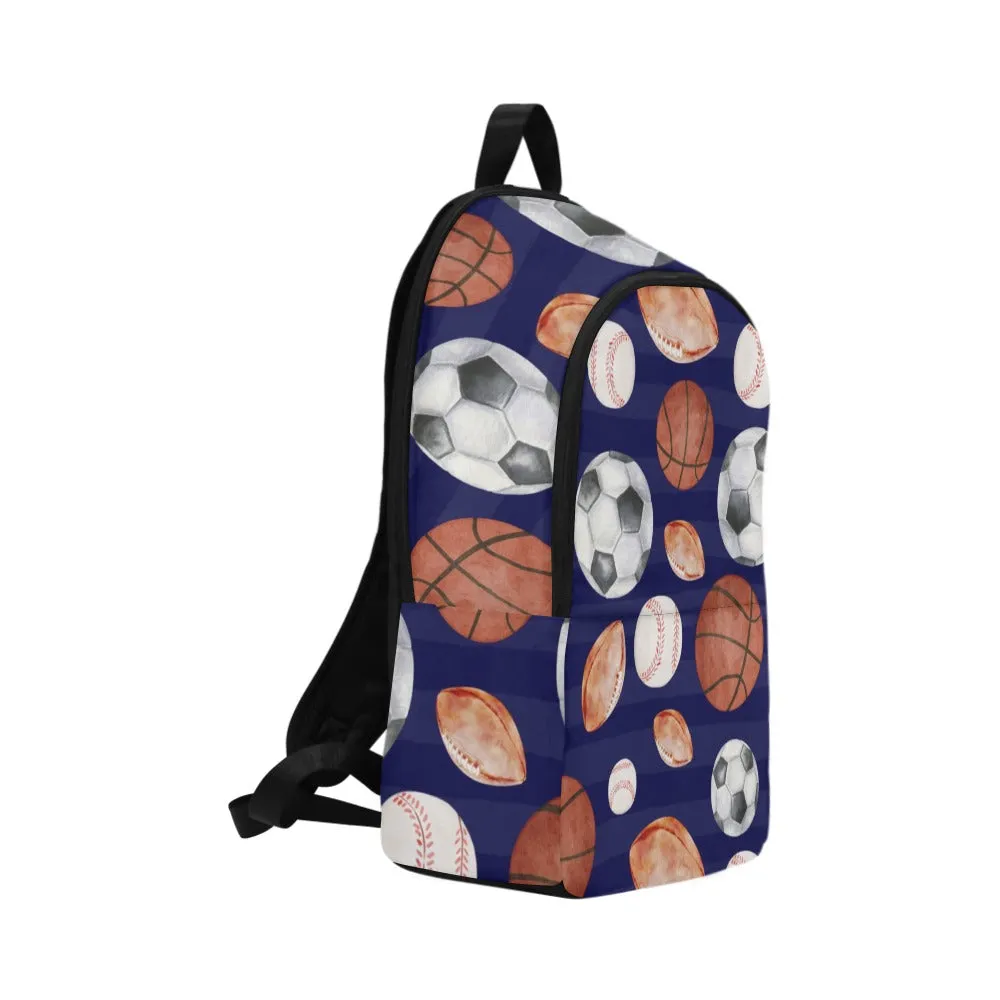 Sports Fan Fabric Backpack - Durable, Lightweight & Stylish for Him