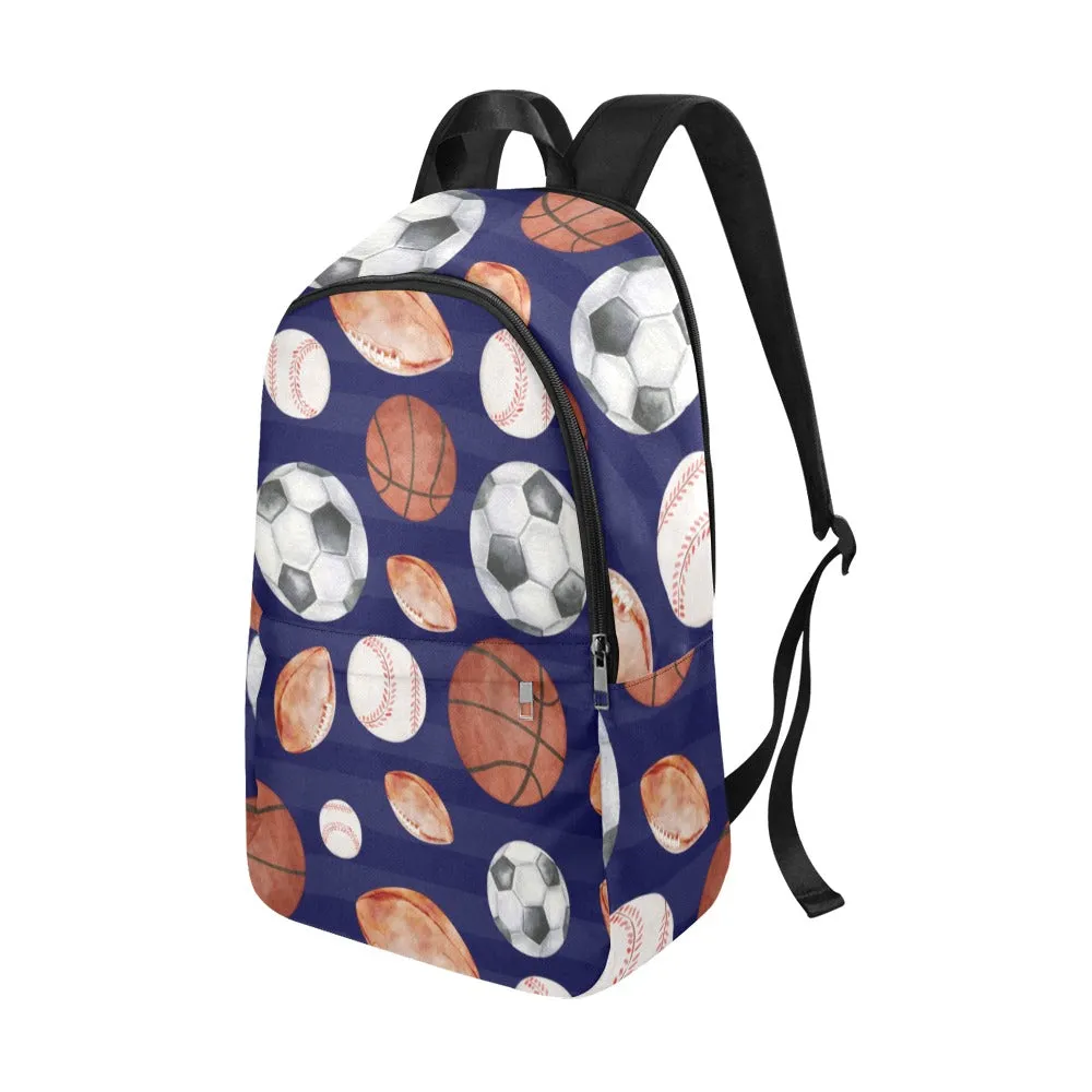 Sports Fan Fabric Backpack - Durable, Lightweight & Stylish for Him