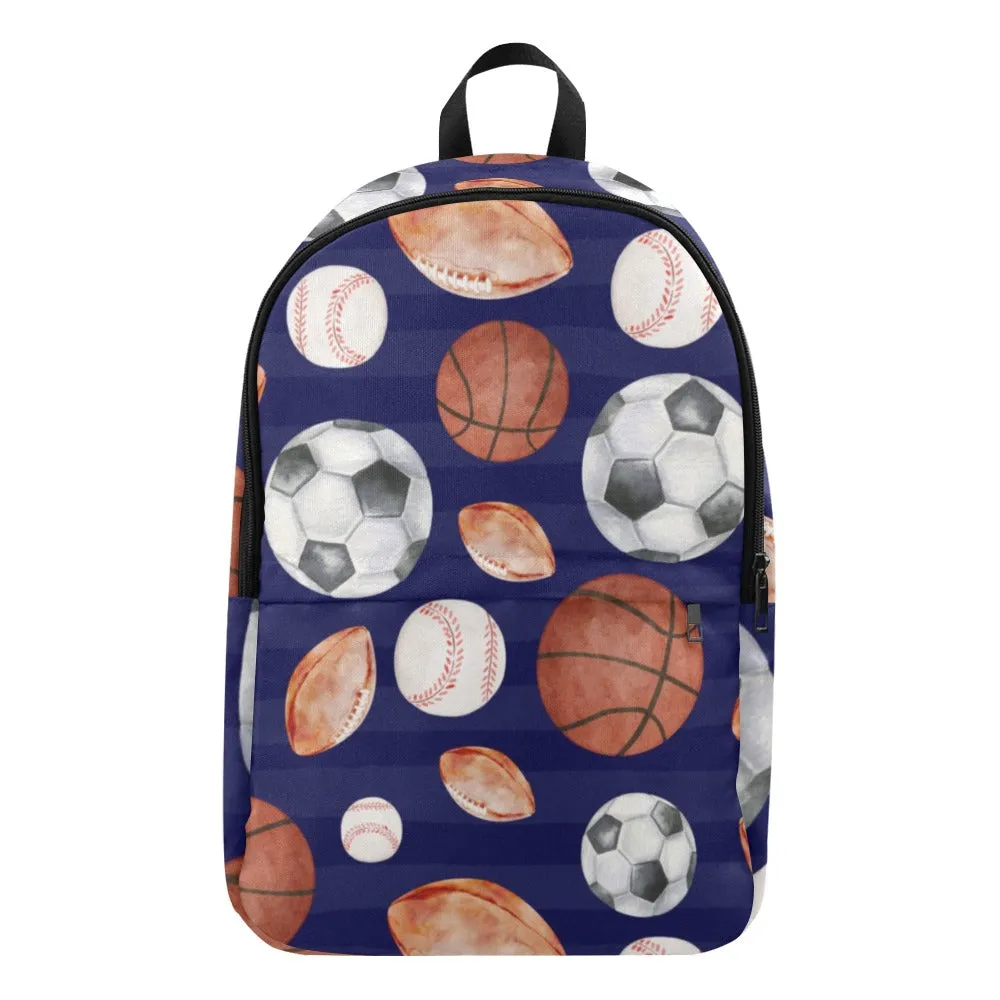 Sports Fan Fabric Backpack - Durable, Lightweight & Stylish for Him